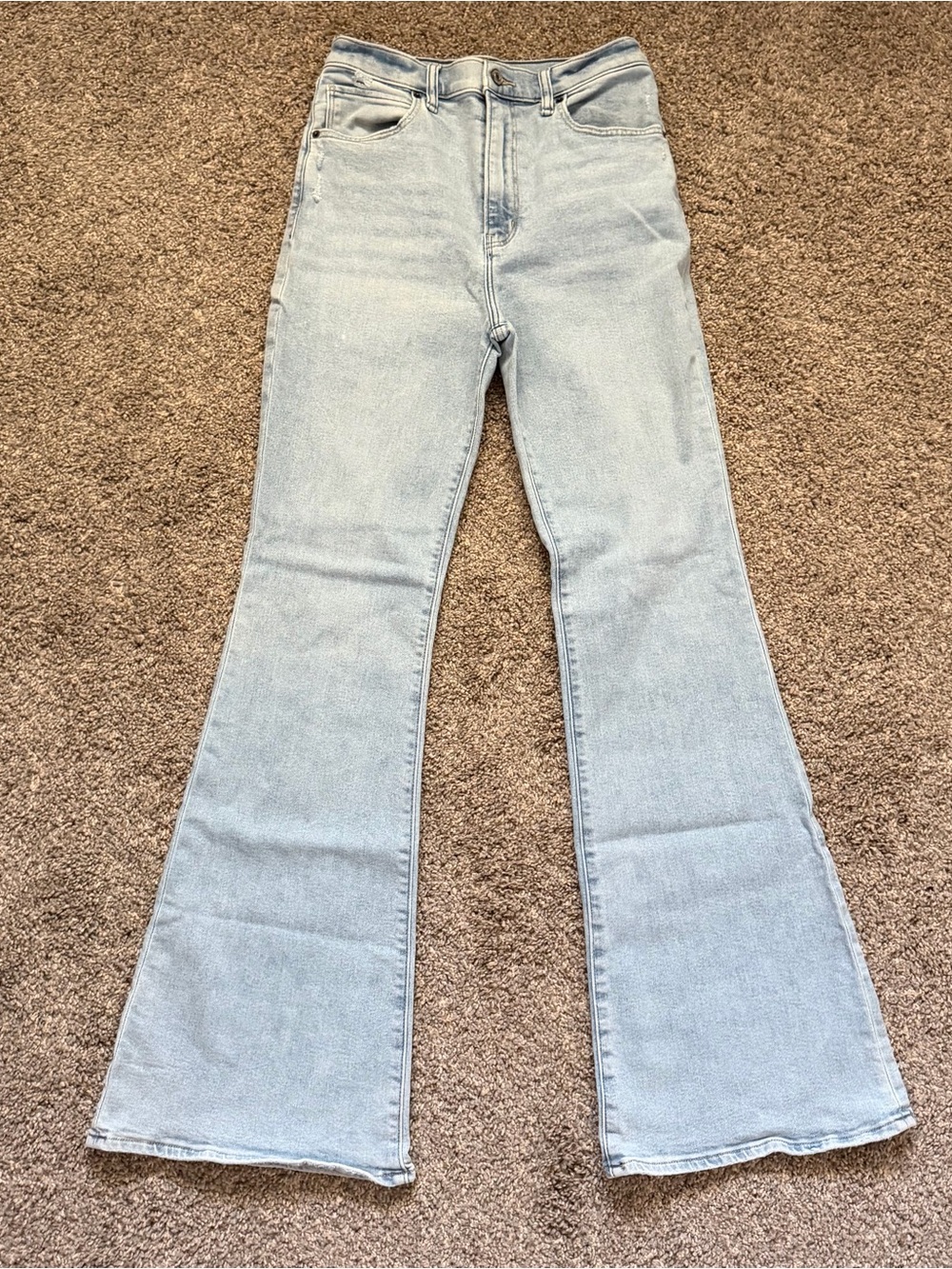 A&F Ultra High Rise Flare Jean